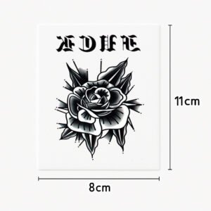 Hand/vinger tattoo shade rose