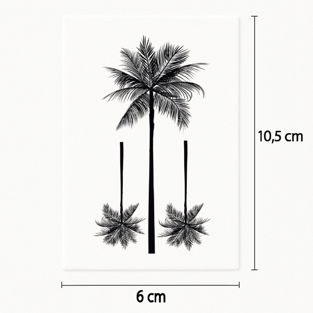 Tattoo triple palm tree