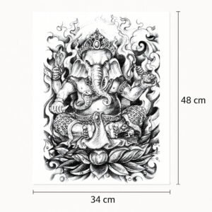 Rug tattoo Ganesha