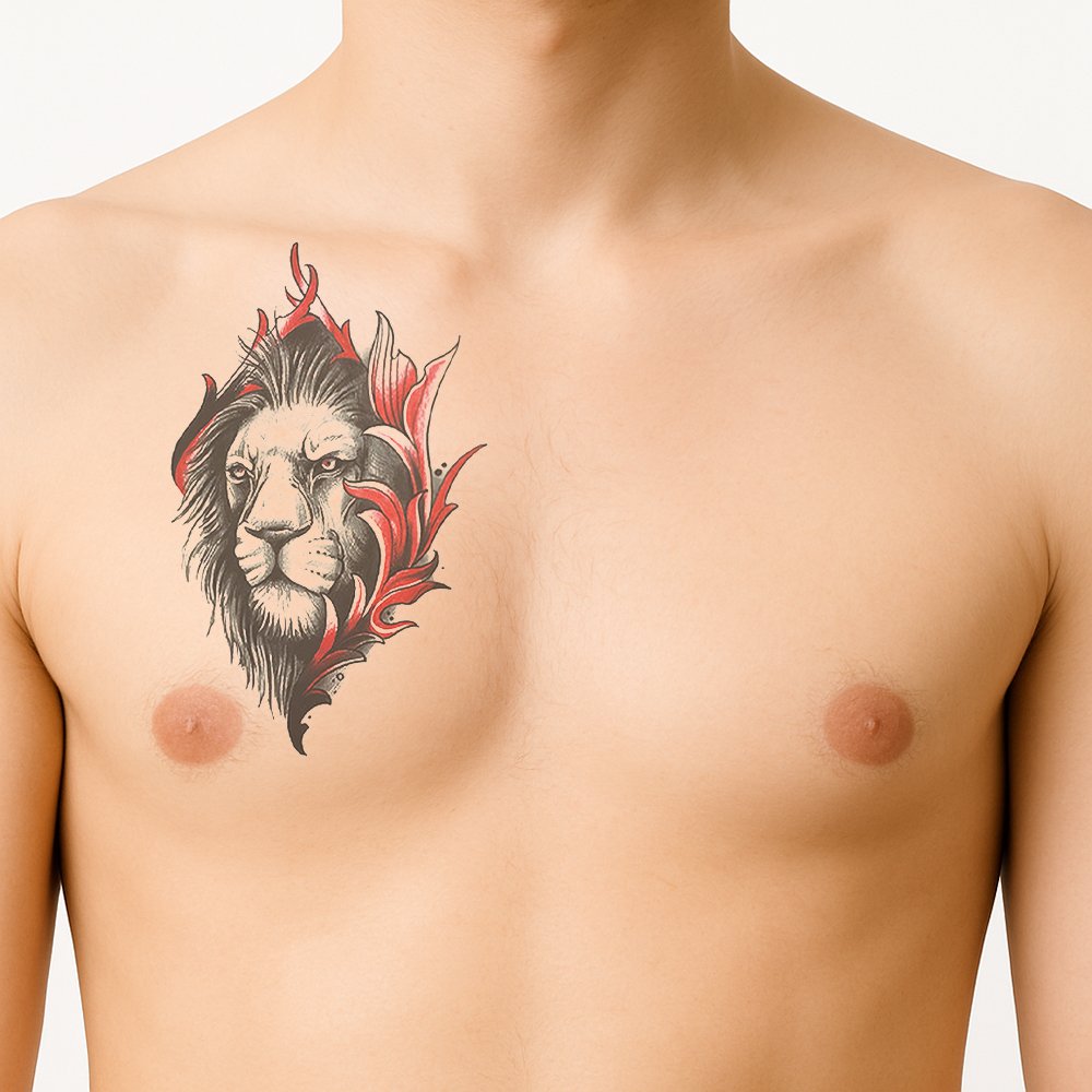 Tattoo angry tiger - Afbeelding 2
