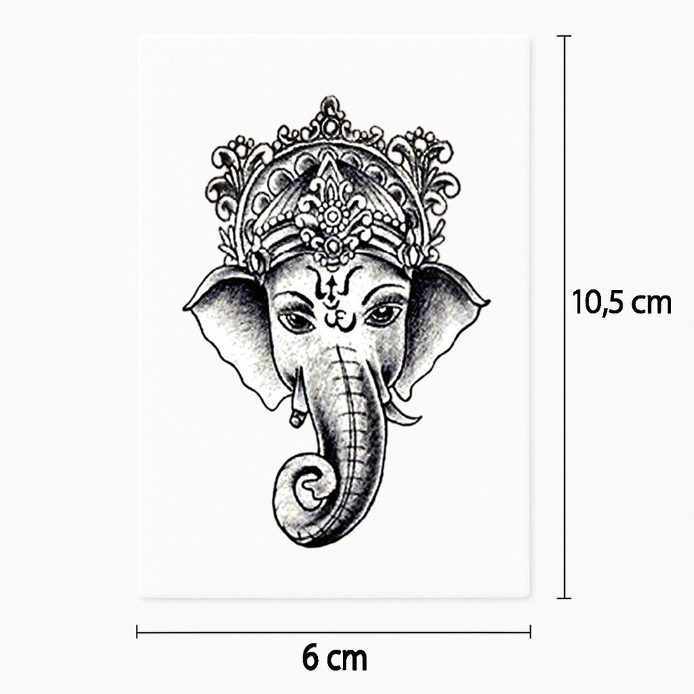 Tattoo female elephant