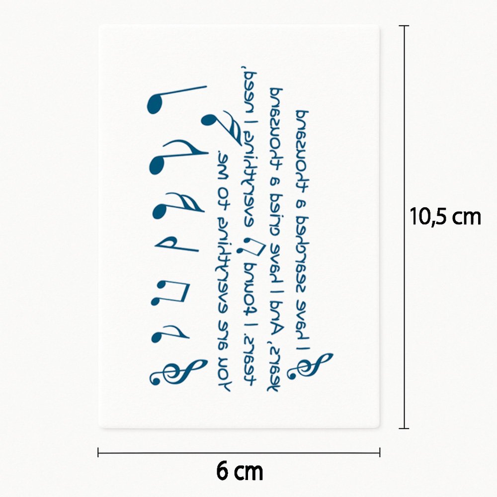 Tattoo music notes