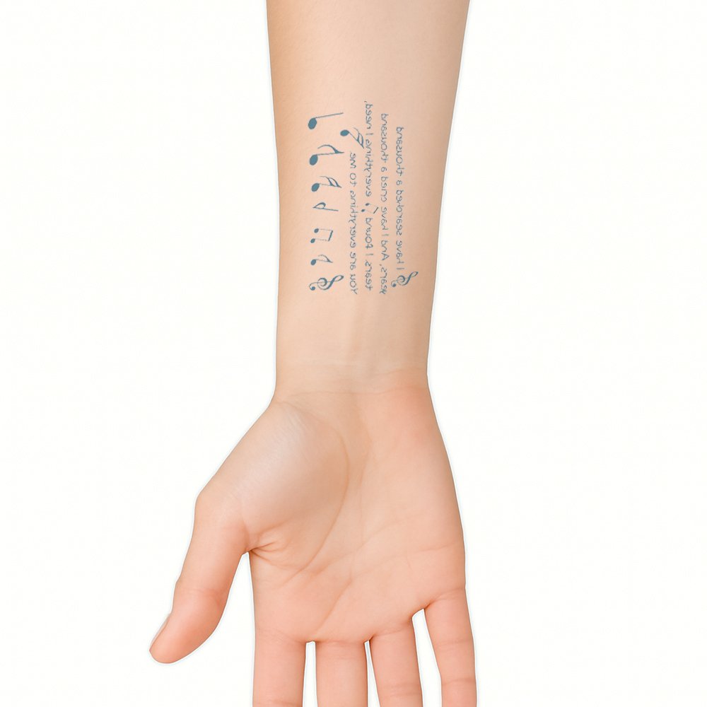 Tattoo music notes - Afbeelding 2