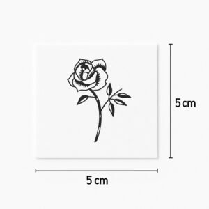 Tattoo elegant rose