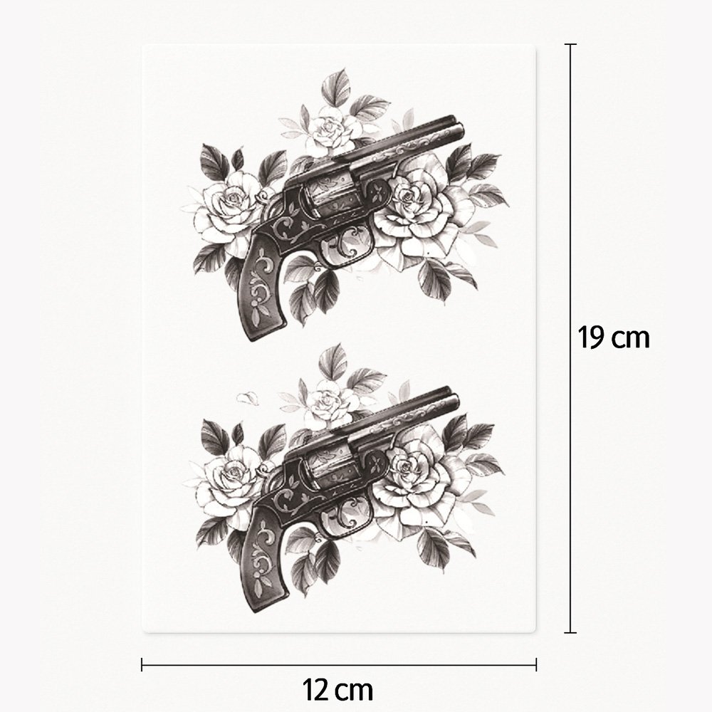 Tattoo guns and roses