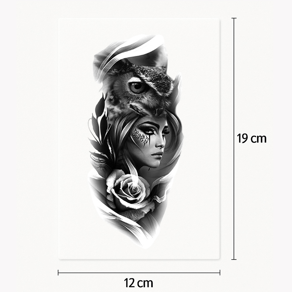 Tattoo human owl